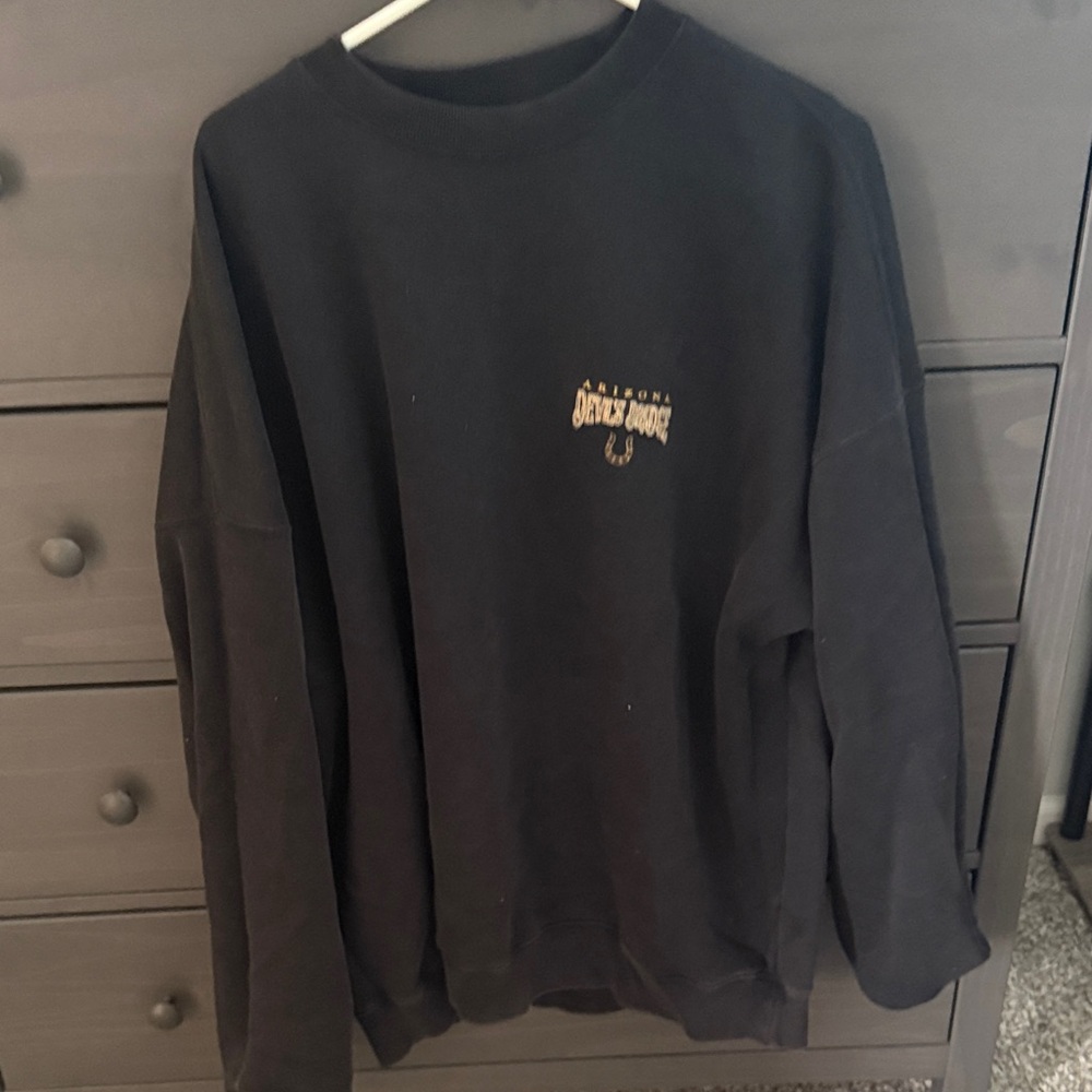 Hollister Black Crewneck Sweater Classic Style